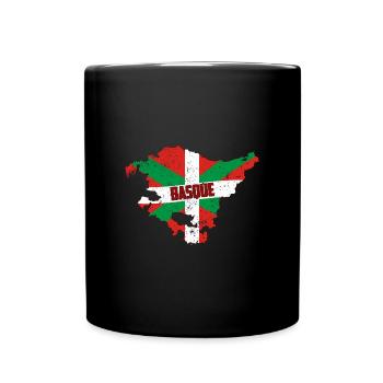 Euskaldunak Baskenland Euskal Herria Spanien - Tasse einfarbig - Schwarz - Vorne
