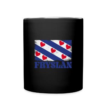 Holzschuh Niederlande National Königstag - Tasse einfarbig - Schwarz - Vorne