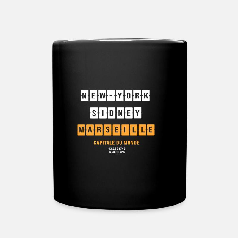 Marseille fierté marseillaise 13 - Mug uni - noir