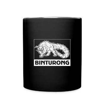 Binturong Bärenkatze Tiere Biologie Tierwelt - Tasse einfarbig - Schwarz - Vorne