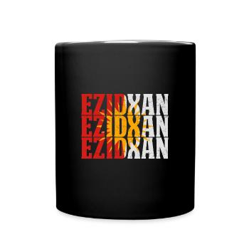Yeziden Jesiden Ethnisch Irak Mesopotamien - Tasse einfarbig - Schwarz - Vorne