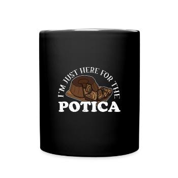 Potica Slowenische Küche Dessert Rollkuchen - Tasse einfarbig - Schwarz - Vorne