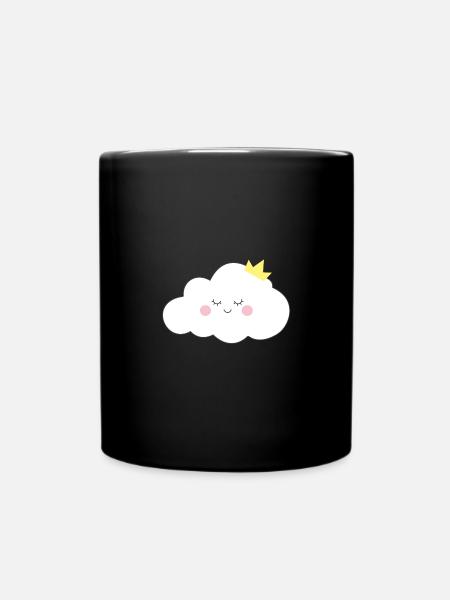 cloud - Full Colour Mug - black