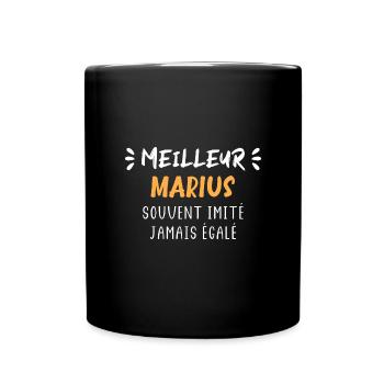 Souvent imité jamais égalé meilleur marius - Mug uni - noir - Devant