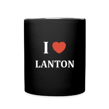 i love Lanton - Mug uni - noir - Devant
