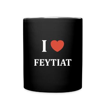 i love Feytiat - Mug uni - noir - Devant