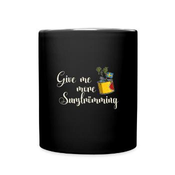 Schweden Surströmming Schwedisch Fisch Essen - Tasse einfarbig - Schwarz - Vorne
