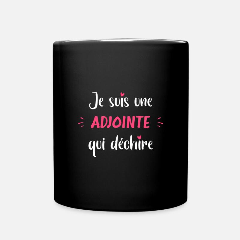 Je suis une adjointe qui déchire - Mug uni - noir