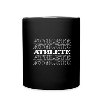 Athlete Competitor Player Sportsman Sportswoman - Full Colour Mug - black - Front