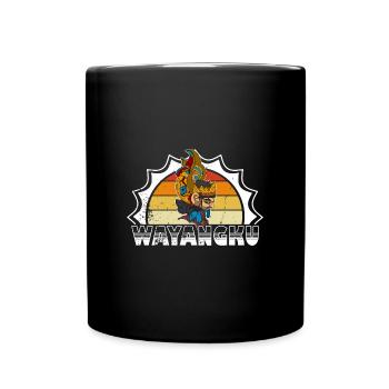 Bali Wayang Kulit Indonesien Urlaub Ozeanien - Tasse einfarbig - Schwarz - Vorne