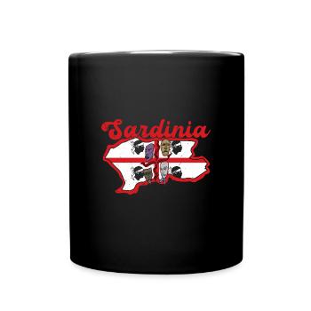 Sarden Sardegna Mittelmeer Sardinien Italien - Tasse einfarbig - Schwarz - Vorne