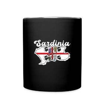 Sarden Sardegna Mittelmeer Sardinien Italien - Tasse einfarbig - Schwarz - Vorne