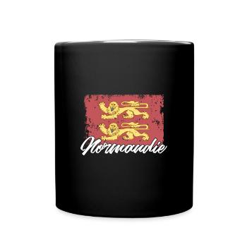 Normannisch Nordwesteuropa Normandie Region - Tasse einfarbig - Schwarz - Vorne