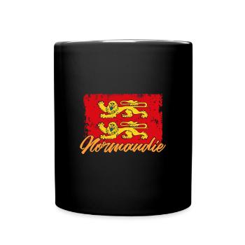 Normannisch Nordwesteuropa Normandie Region - Tasse einfarbig - Schwarz - Vorne