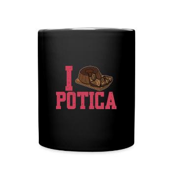 Potica Traditionell Slowenien Rezept Küche - Tasse einfarbig - Schwarz - Vorne