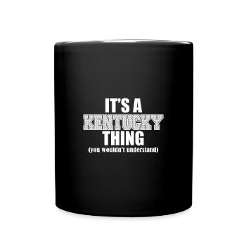 ITS A KENTUCKY THING - Tasse einfarbig - Schwarz - Vorne