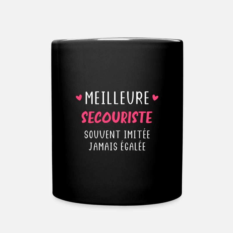 Meilleure secouriste souvent imitée jamais égalée - Mug uni - noir