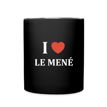 i love Le Mené - Mug uni - noir - Devant