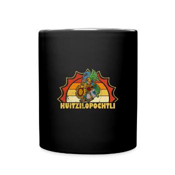 Déité de la culture maya aztèque autochtone du Mexique - Mug uni - noir - Devant