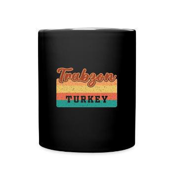 Türkei Trabzon Göktürk Deutschtürken Urlaub - Tasse einfarbig - Schwarz - Vorne