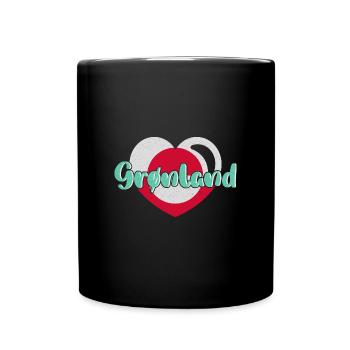 Grönland Kunst Religion Tupilaq Dänemark - Tasse einfarbig - Schwarz - Vorne