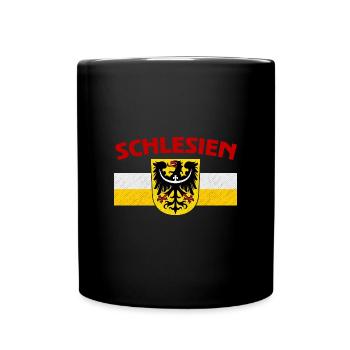 Breslau Schlesien Schlesisch Region Provinz - Tasse einfarbig - Schwarz - Vorne