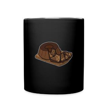Brotkuchen Potica Slowenien Kuchen Bäcker - Tasse einfarbig - Schwarz - Vorne