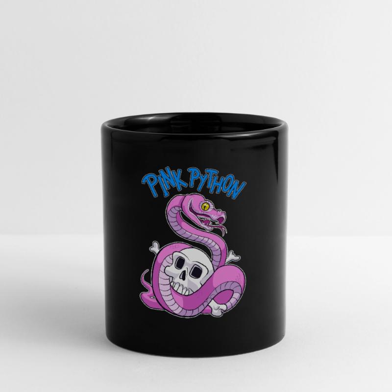 Pink Python (Blue) Tasse einfarbig