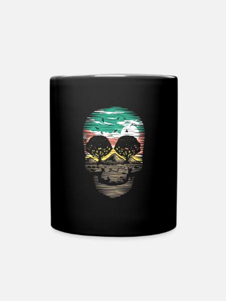 Crâne de la nature - Mug uni - noir