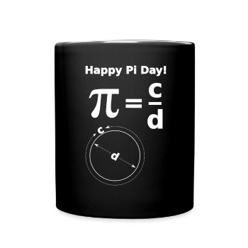 Mathe Pi - Mug uni - noir - Devant