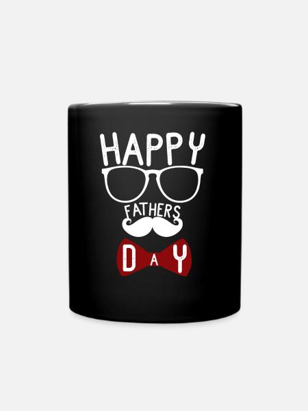 Vatertag Papa Geschenk - Tasse einfarbig - Schwarz