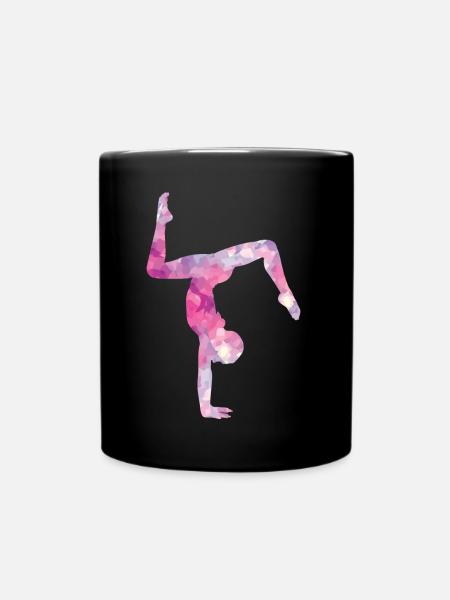Gymnastique et gymnastique - Mug uni - noir