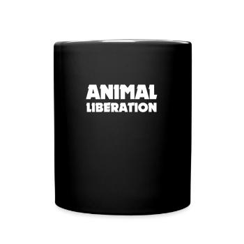 animal liberation - Full Colour Mug - black - Front