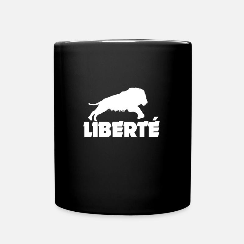 liberte - Full Colour Mug - black