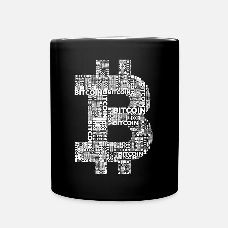 Bitcoin - Full Colour Mug - black