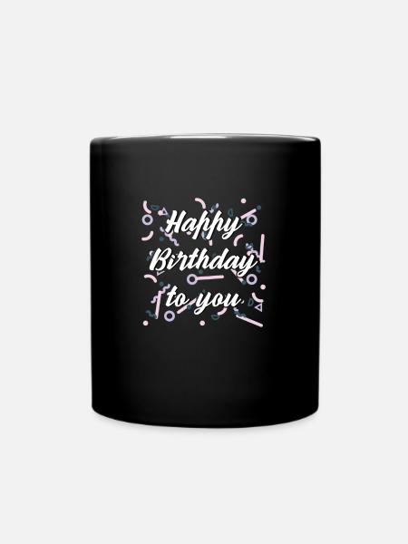 anniversaire - Mug uni - noir