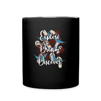 to travel - Full Colour Mug - black - Front