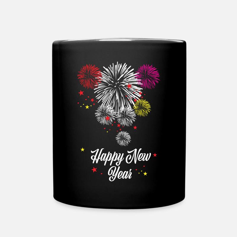 Fireworks lovers - Full Colour Mug - black