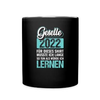Geselle | Geselle 2022 - Tasse einfarbig - Schwarz - Vorne
