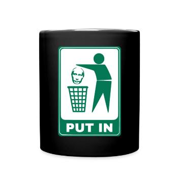 METTEZ - PAIX UKARINE - STOP À LA GUERRE ! - Mug uni - noir - Devant