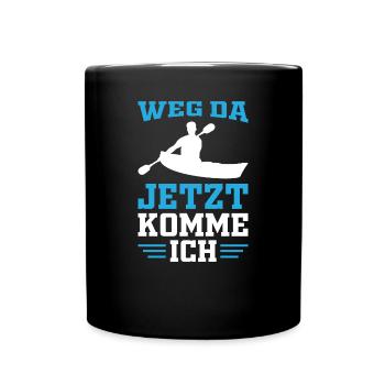 Kanu Kanusport Kanurennsport - Tasse einfarbig - Schwarz - Vorne