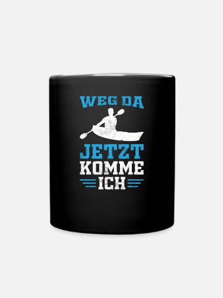 Kanurennsport Sport Kanu Kanusport - Tasse einfarbig - Schwarz