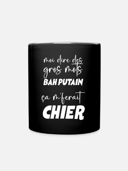Gros mots humour ça Me Ferait Chier Cadeau Homme - Mug uni - noir