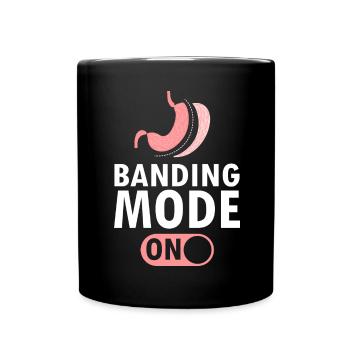 Gastric Bypass and Gastric Bypass Operation Design - Full Colour Mug - black - Front