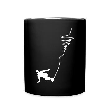 Snowboarding - (19) - Full Colour Mug - black - Front