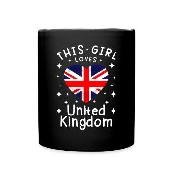 Grande-Bretagne Flag Union Jack Flag Londres Royaume-Uni - Mug uni - noir - Devant