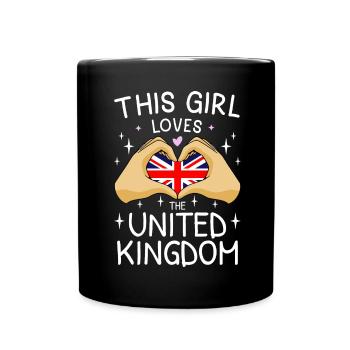 Grande-Bretagne Flag Union Jack Flag Londres Royaume-Uni - Mug uni - noir - Devant