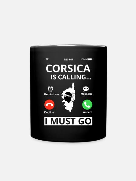 Corse Drapeau Corse Drapeau Corse Corse - Mug uni - noir