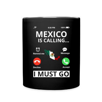 Drapeau du Mexique Drapeau mexicain Mexique Amérique du Sud - Mug uni - noir - Devant