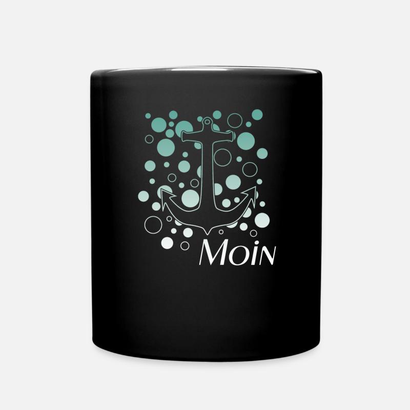 Moin - Tasse einfarbig - Schwarz
